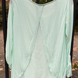 NWT Express Lightweight Long-Sleeved Top with Split Back